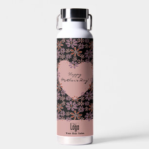 Bouteille D'eau Cœur de fleurs promotionnel Bonne fête des mères