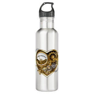 Bouteille D'eau Coeur vapeur avec un manomètre