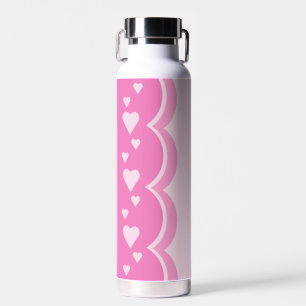 Bouteille D'eau Coeurs roses