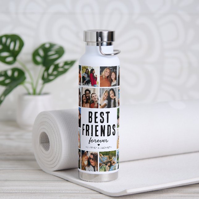 Bouteille D'eau Collage photo Best Friends 26 (Yoga)