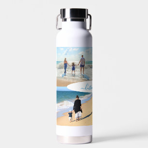 Bouteille D'eau Collage photo personnalisé Famille Amour Texte Bou