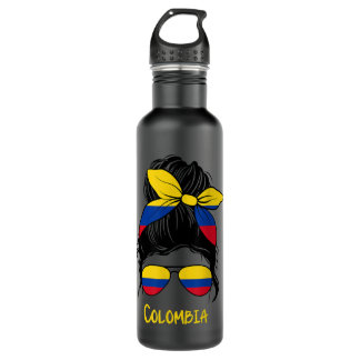 Bouteille D'eau Colombiana Colombienne fille Mujer Colombie