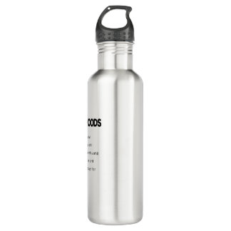 Bouteille D'eau Commencez votre journée avec une dose d'humour ! C