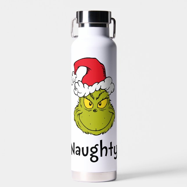 Bouteille D'eau Comment Grinch Stol Christmas | Naughty Grinch (Avant)