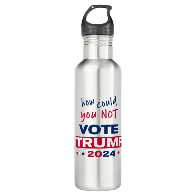 Bouteille D'eau Comment ne pas voter TRUMP 2024 (Devant)