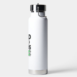 Bouteille D'eau Conception de chemise vectorielle drôle de batteri