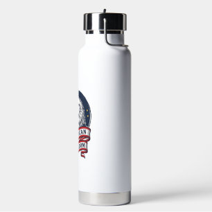 Bouteille D'eau Conception de chemise vectorielle ruban patriotiqu