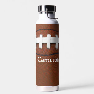 Bouteille D'eau Conception De Football Avec Vide En Cuivre Isolé