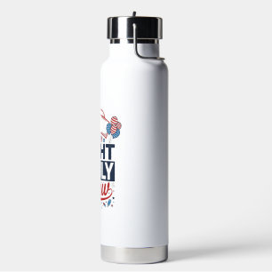 Bouteille D'eau Conception de maillot patriotique d'infirmière de 