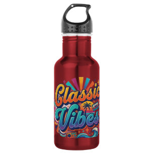 Bouteille D'eau Conception de T-Shirt Classic Vibes