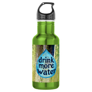Bouteille D'eau Conception d'eau motivante
