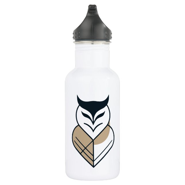 Bouteille D'eau Conception géométrique du logo OWL (Droite)