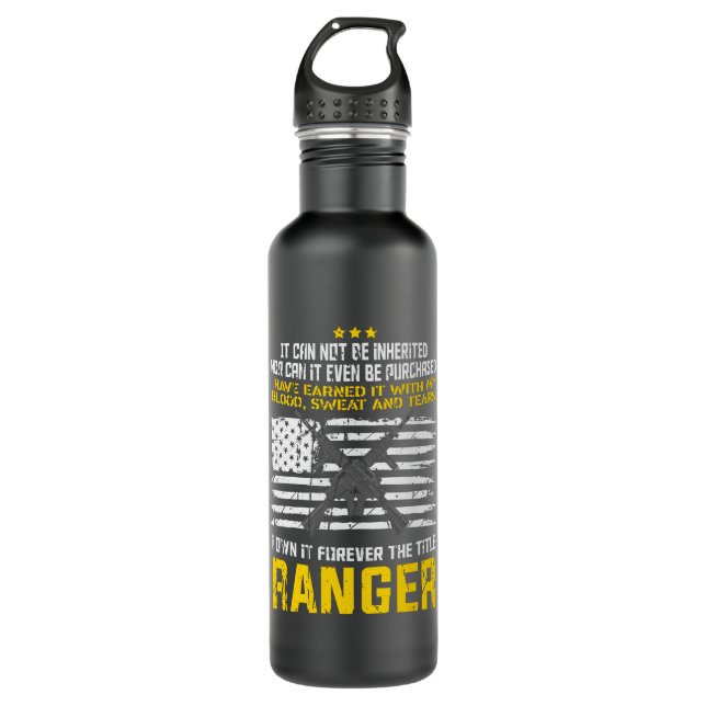 Bouteille D'eau Conception militaire des Rangers (Devant)