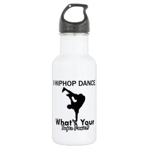 Bouteille D'eau Conceptions de danse de hip hop