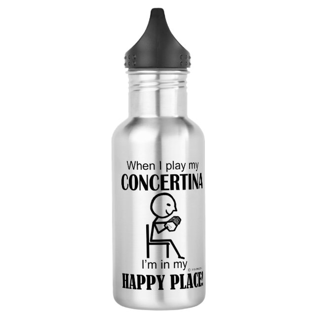Bouteille D'eau Concertina Happy Place (Gauche)