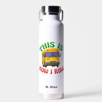 Conducteur de bus scolaire amusant Voici comment j