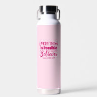 Confession chrétienne Bible Verse Croire Pink clai