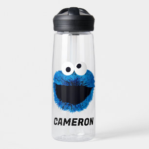 Bouteille D'eau Cookie Monster   Tendance de l'aquarelle   Ajouter