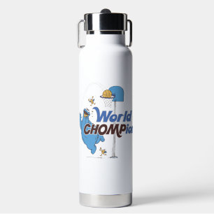 Bouteille D'eau Cookie Monster   Tirer sur des cerceaux de basket-