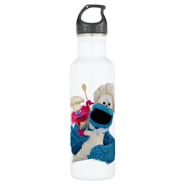 Bouteille D'eau Cookie Monster's Foodie Truck Friends (Devant)