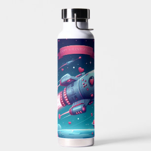 Bouteille D'eau Cool/futuriste la Saint Valentin