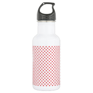 Bouteille D'eau Coral rose Pois par Shirley Taylor