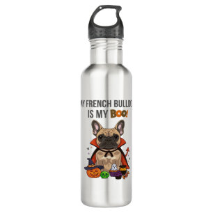 Bouteille D'eau Costume d'Halloween pour chien français Mon Bulldo
