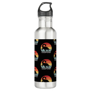 Bouteille D'eau Coucher de soleil rétrograde Ogopogo les années 70