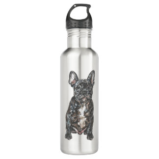Bouteille D'eau couleur de bouledogue français