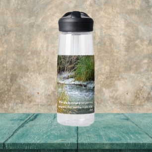 Bouteille D'eau Courir La Rivière Rumi Poetry Verse