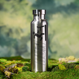 Bouteille D'eau « Courir » Motivationnel – Essentiel pour la forme
