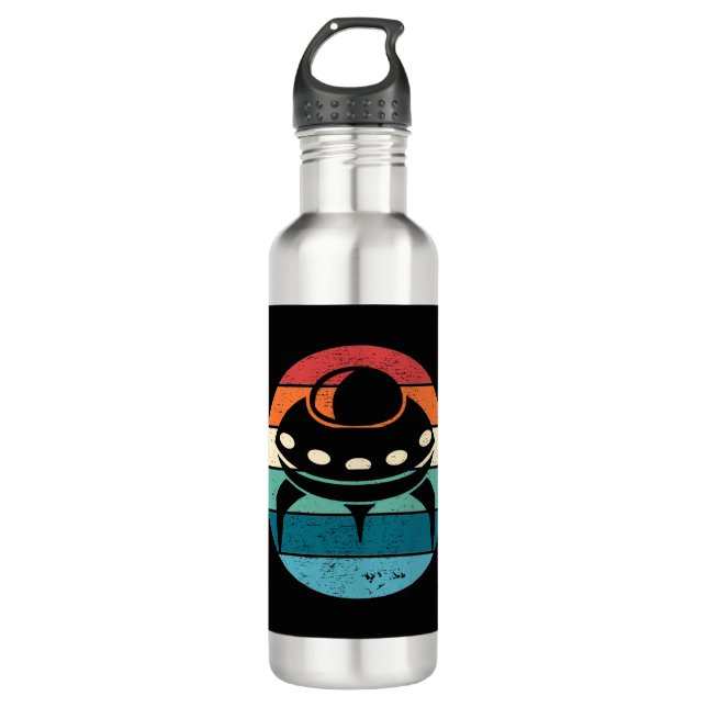Bouteille D'eau Couset rétro UFO (Devant)