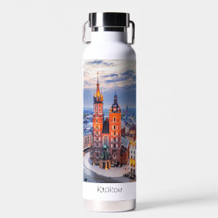 Bouteille D'eau Cracovie nuit en Pologne