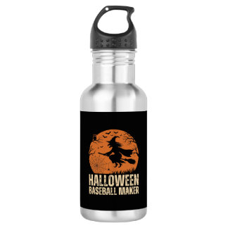 Bouteille D'eau Créateur de baseball Halloween Graphique de sorciè