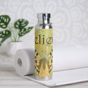 Bouteille D'eau Croire papillon