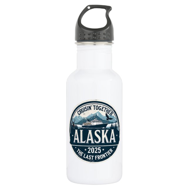 Bouteille D'eau Croisière Alaska 2025 (Devant)