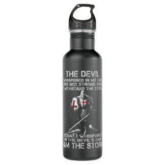 Bouteille D'eau Crusader Knight Templiers Guerriers De Dieu Je Sui