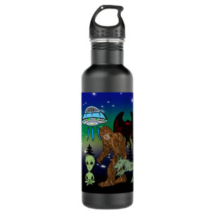 Bouteille D'eau Cryptides, Bigfoot, Sasquatch, Mothman, Alien, OVN