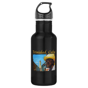 Bouteille D'eau Cuba - Trinidad Cubain Cigar Art