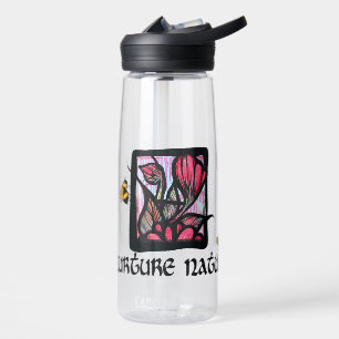 Bouteille D'eau Cultiver la nature Fleurs et abeilles