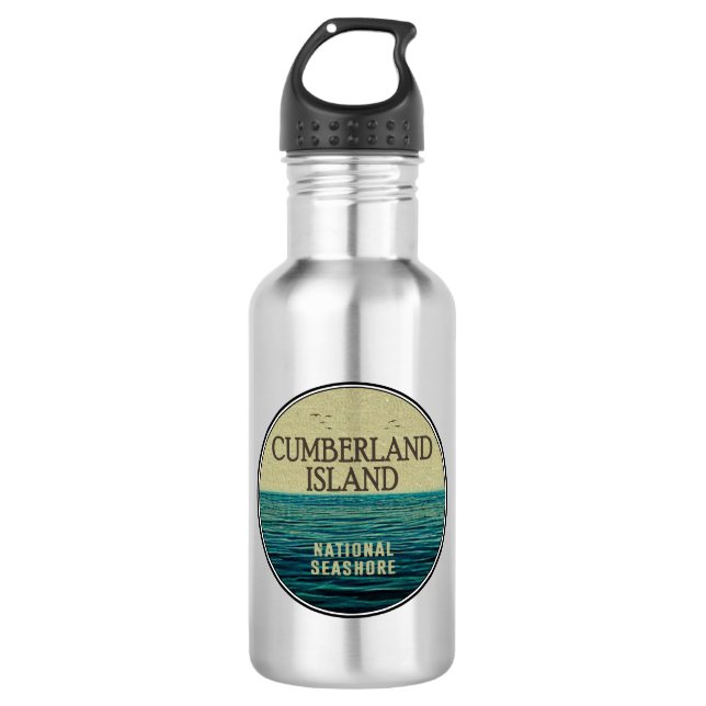 Bouteille D'eau Cumberland Island National Seashore Ocean Birds (Devant)