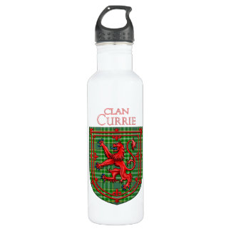 Bouteille D'eau Currie Tartan Scottish Plaid Lion Rampant