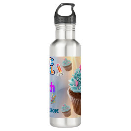 Bouteille D'eau Custom Cupcake Back to School Water Bottles