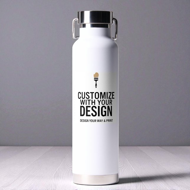 Bouteille D'eau Custom Minimalist Personalized Company Branded  (Créateur téléchargé)