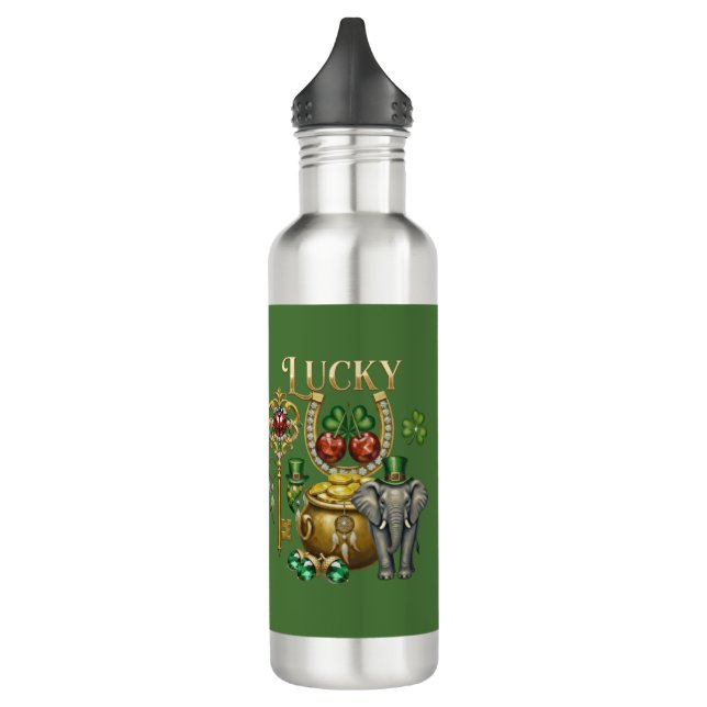 Bouteille D'eau Custom name lucky charms  (Gauche)