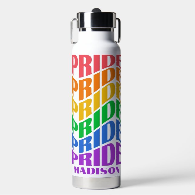Bouteille D'eau Custom Name Pride (Salle de sport)