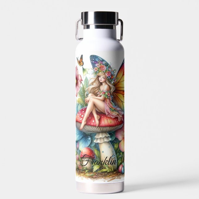 Bouteille D'eau Customisez votre nom Thor Cuivre Vacuum Isolé (Avant)