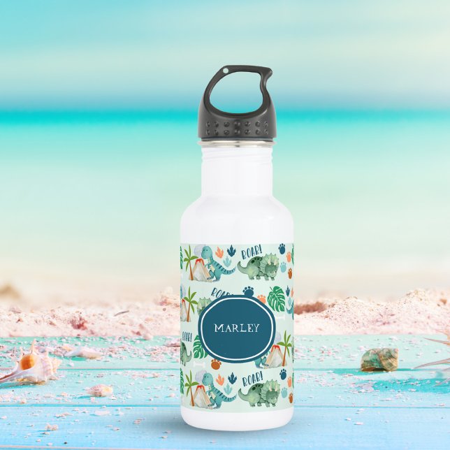 Bouteille D'eau Cute Dinosaur T Rex Triceratops Enfants (Créateur téléchargé)