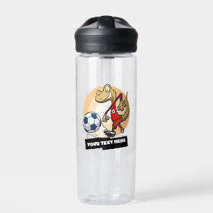 Bouteille D'eau Cute Gecko Ajouter Votre Texte Joueur De Football