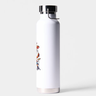 Bouteille D'eau Cute Giraffe Jouer Drums Giraffes Drummer Musique